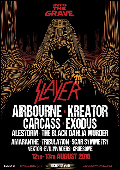 Slayer naar Into the Grave 2016!