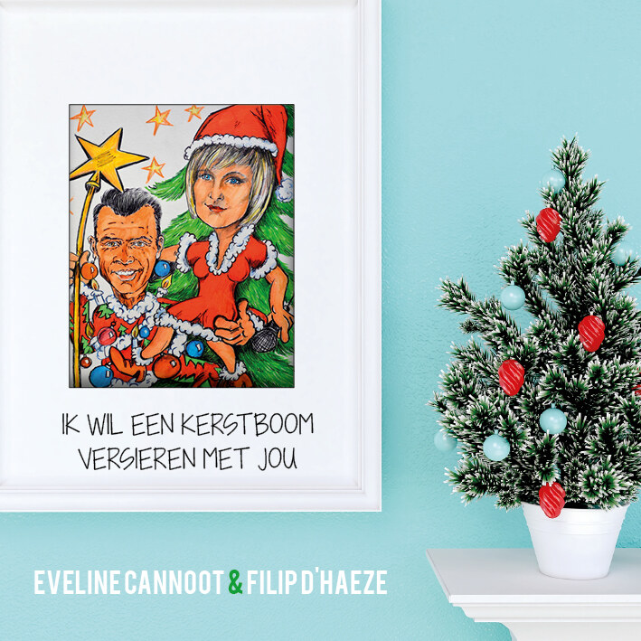 Eveline Cannoot & Filip D'haeze willen een kerstboom versieren met jou!