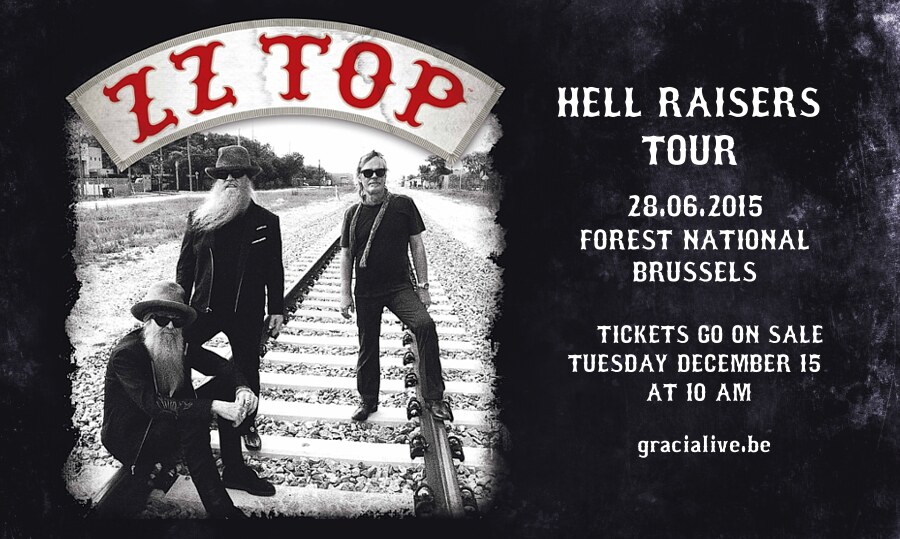 ZZ Top op 28 juni in Vorst Nationaal