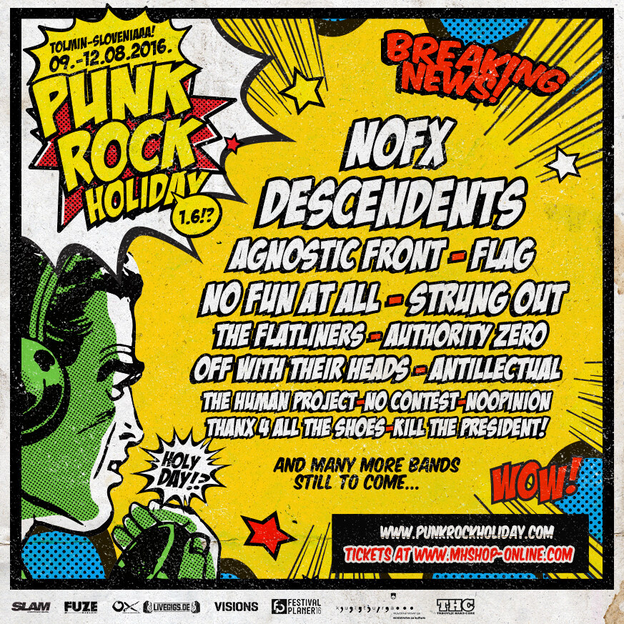 Punk Rock Holiday 1.6 - First 15 Bands Announced!