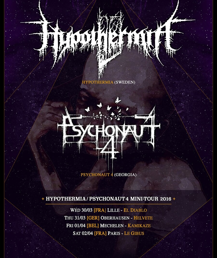 Hypothermia announce European mini-tour and welcome new bassist