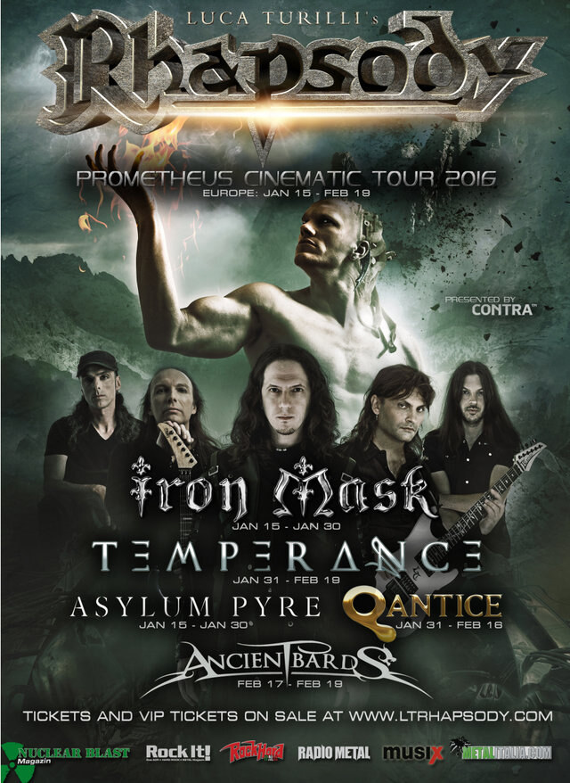 Luca Turilli’s Rhapsody - kick off European tour!