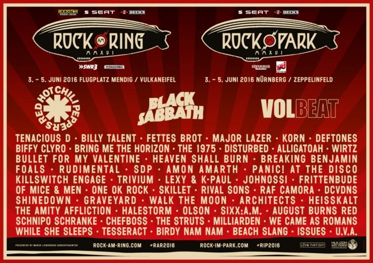 More than 80.000 fans are ready for Rock Am Ring 2016!