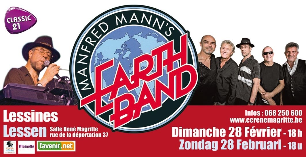 Manfred Mann's Earth Band is eindelijk terug in Belgiė op 28 februari!