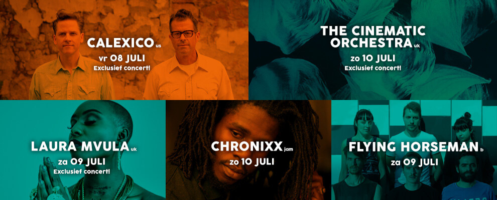 Reeks nieuwe namen voor Cactusfestival!