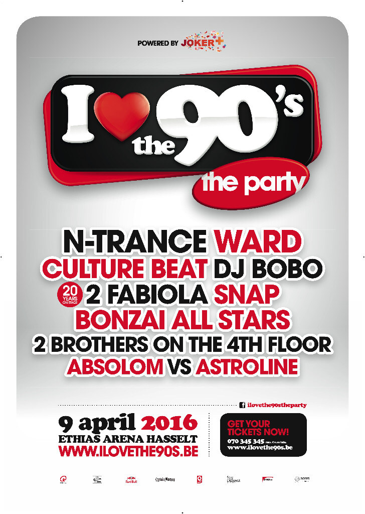 De grootste 90’s party van Europa stunt !