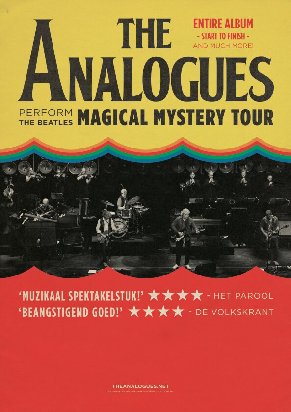 The Analogues brengen The Beatles weer tot leven tijdens hun unieke 'Magical Mystery Tour'