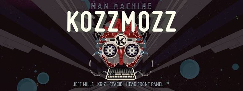 Extra editie van Kozzmozz met 3 uur durende set van Jeff Mills op zaterdag 23 april! 