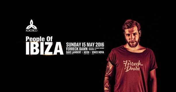 People of Ibiza: nieuw concept in Kokorico op zondag, 15 mei !