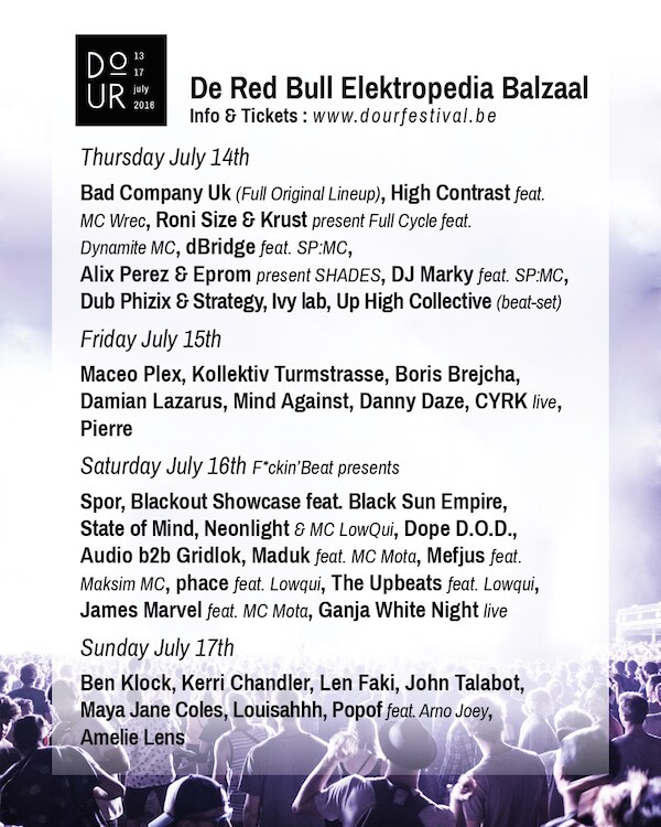 Het programma van de Red Bull Elektropedia Balzaal is helemaal compleet!