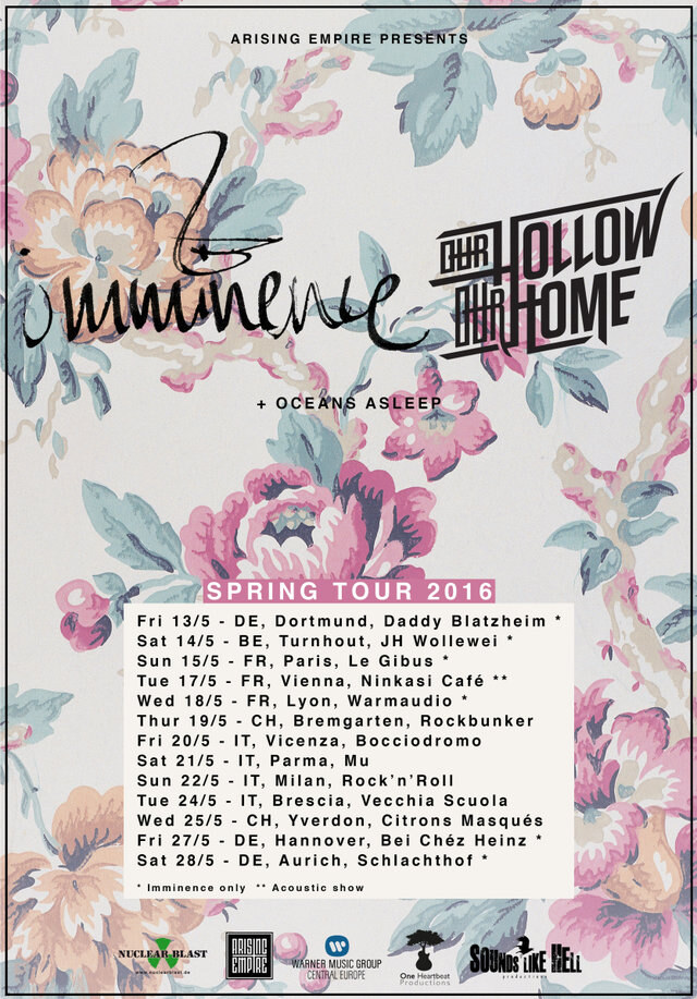 Immence announce tour!