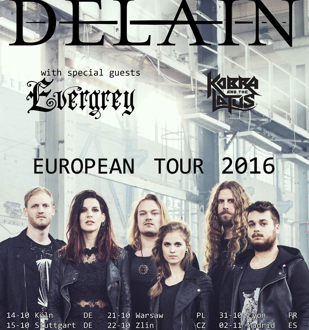 Delain announce European Tour For Fall!