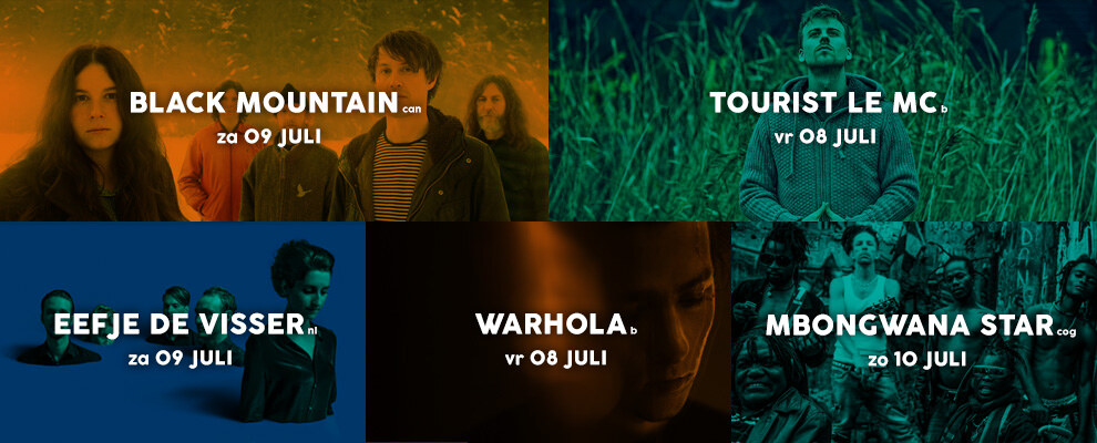 Black Mountain, Tourist LeMC, Eefje de Visser, Warhola & Mbongwana Star vervolledigen affiche Cactusfestival!