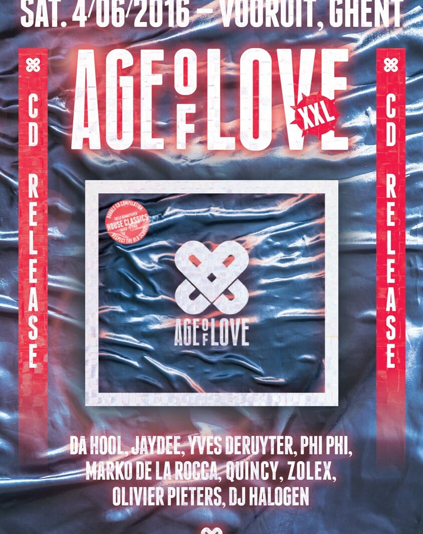 Age of Love XXL: CD-voorstelling: Zaterdag, 4 juni @ Vooruit 