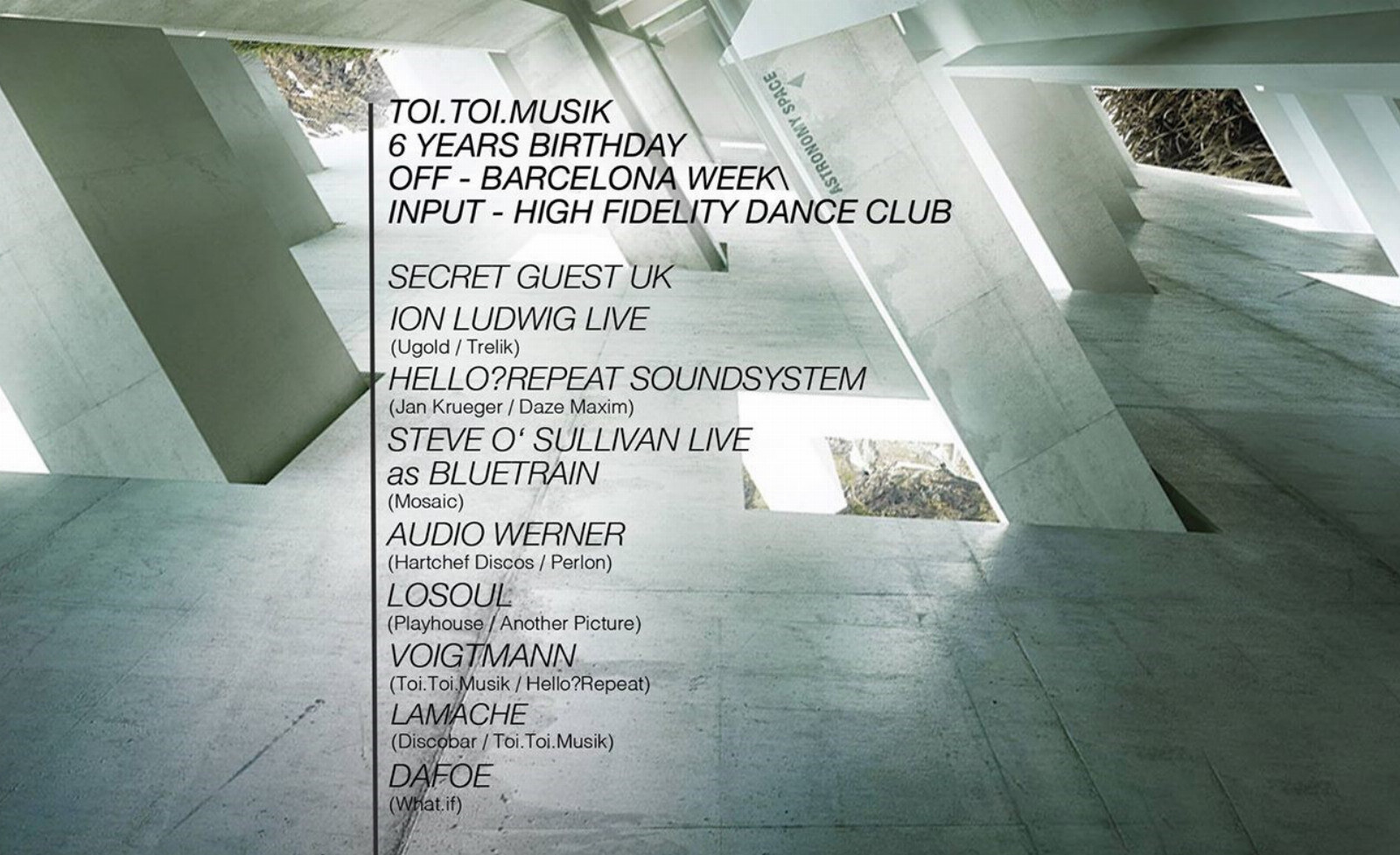 Toi.Toi Musik Celebrates 6 Years Birthday