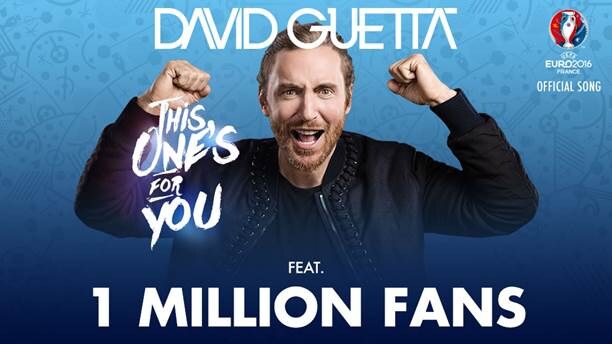 UEFA and David Guetta says ‘Thanks a Million’