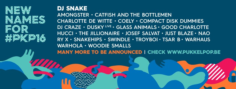 DJ Snake & Good Charlotte komen naar Pukkelpop