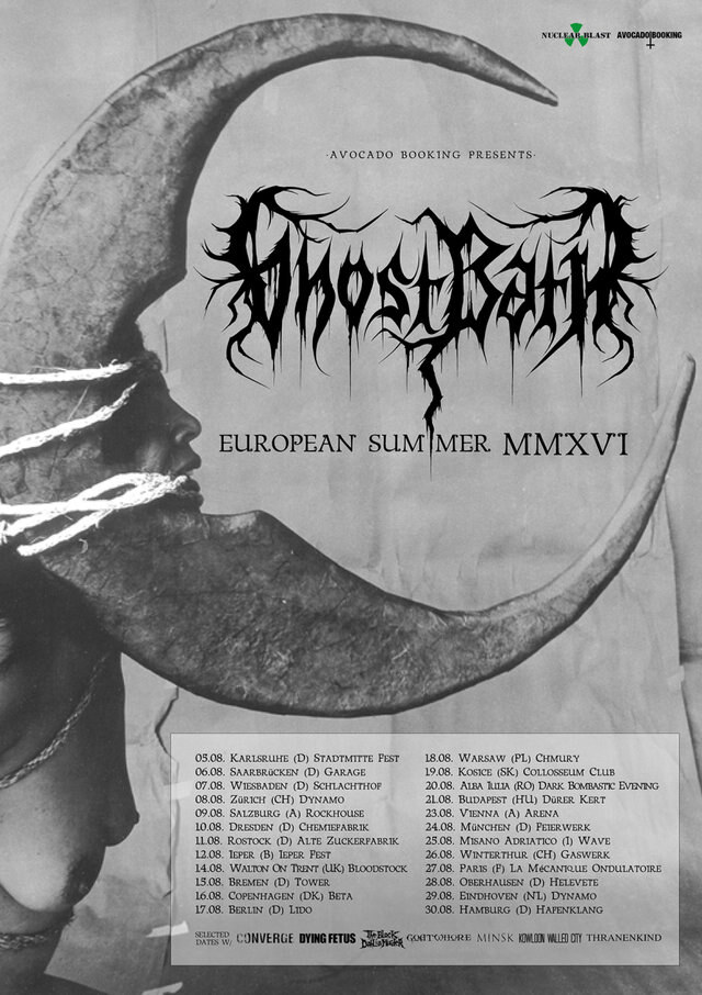 Ghost Bath announce European summer dates 2016!