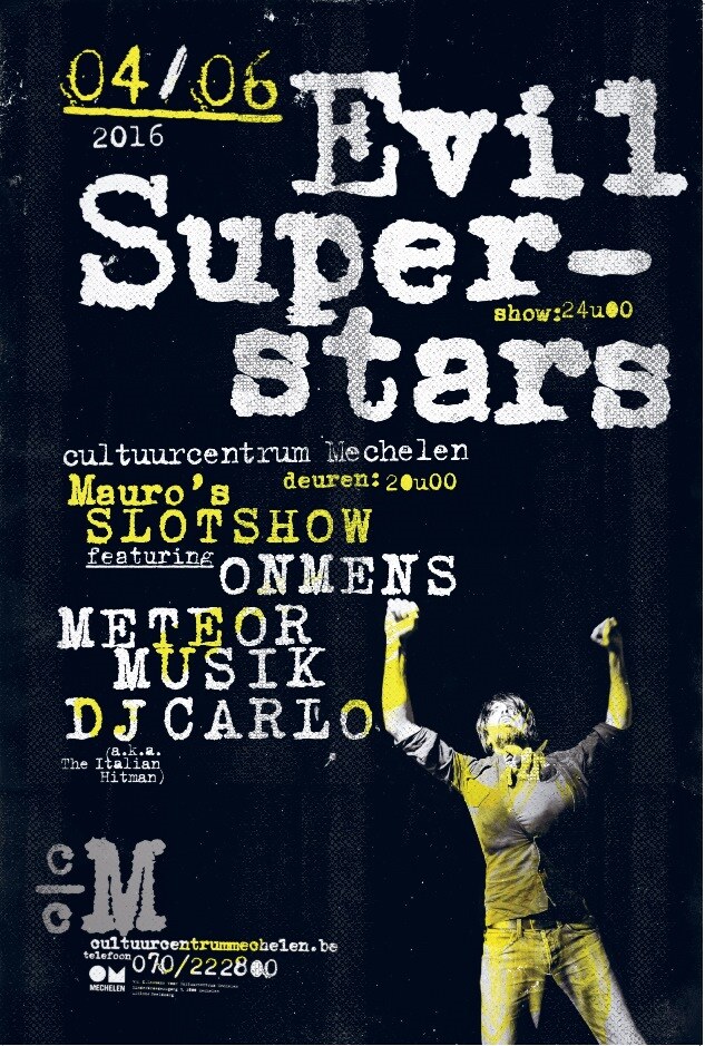Evil Superstars op 4 juni in Cultuurcentrum Mechelen
