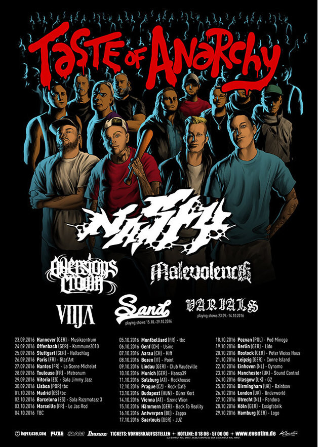 Aversions Crown to tour Europe this fall!