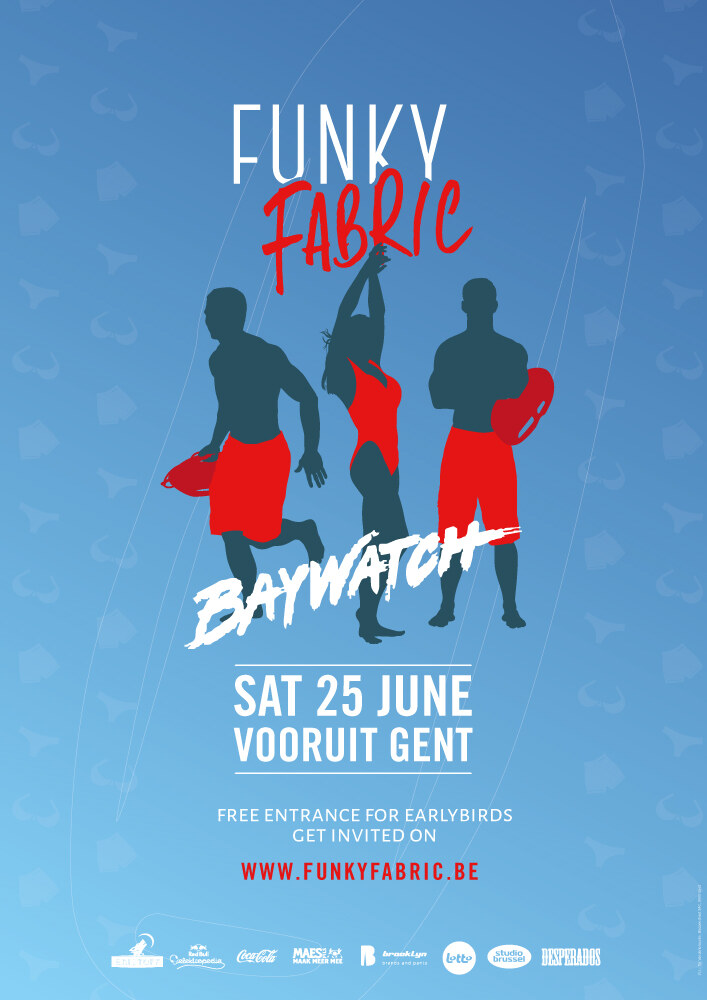Extra editie van Funky Fabric met als thema 'Baywatch' 