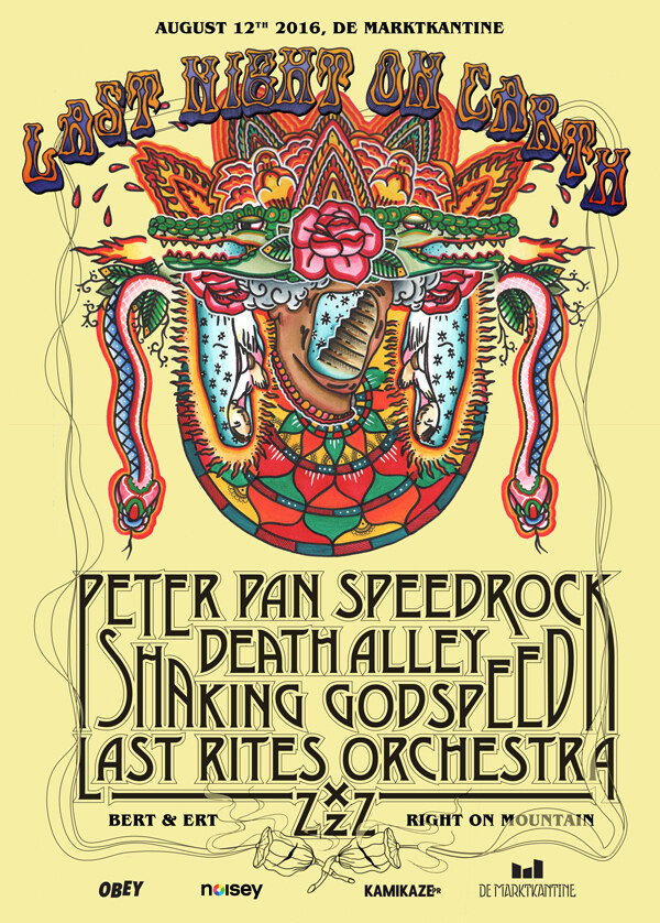 Nieuw festival Last Night On Earth op 12 augustus in de Marktkantine Amsterdam