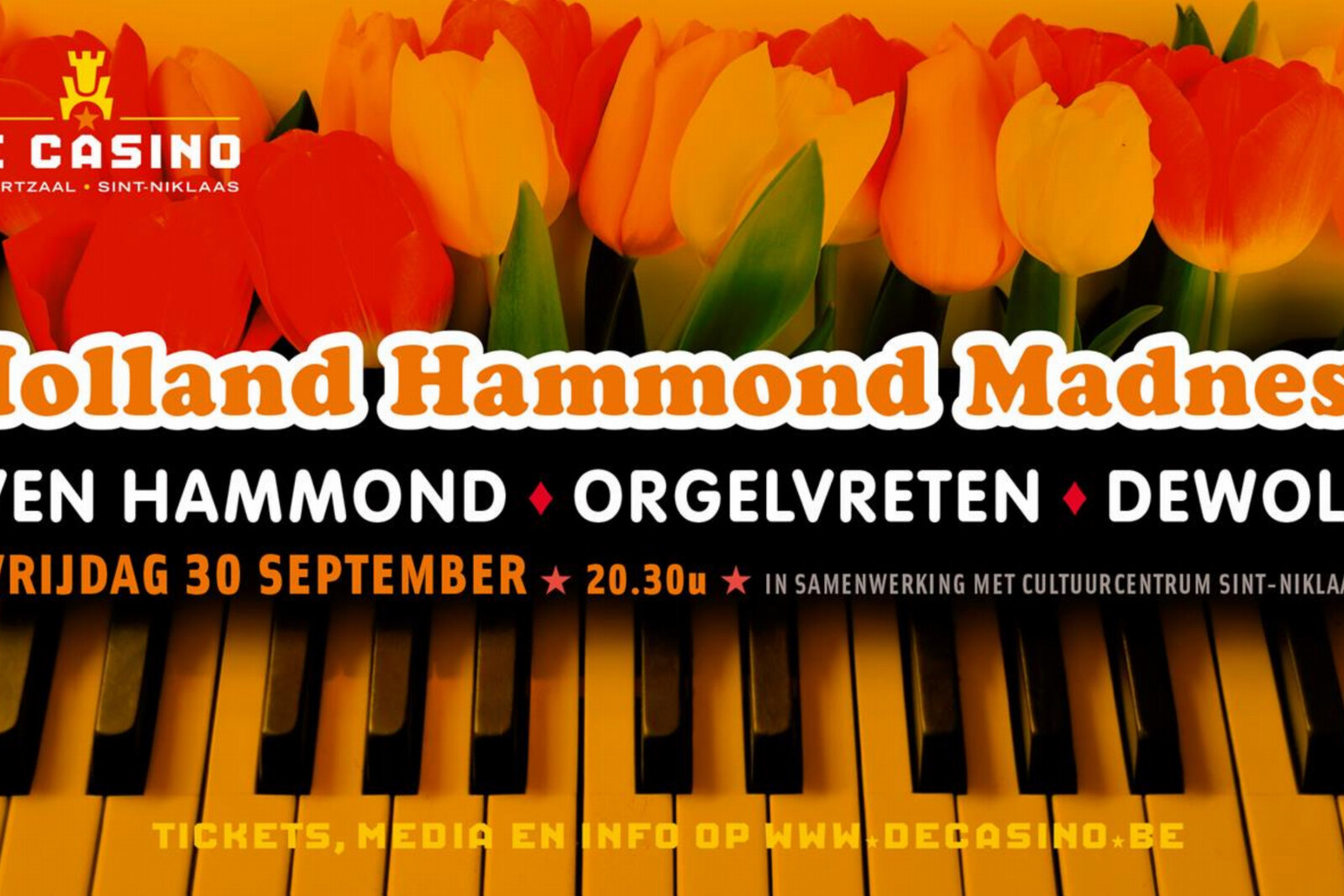 De Casino organiseert Holland Hammond Madness 