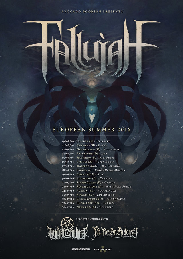Fallujah to kick off European tour next Sunday!