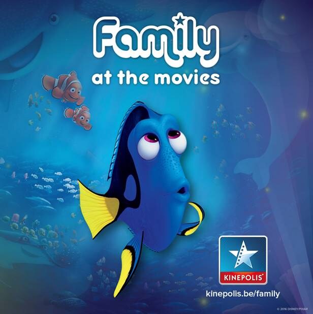 'Finding Dory' kondigt nieuwe bioscoopformule bij Kinepolis aan: ‘Family at the Movies’