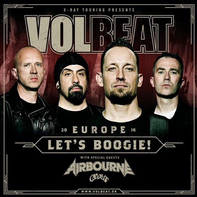Crobot - European tour with Volbeat and Airbourne!