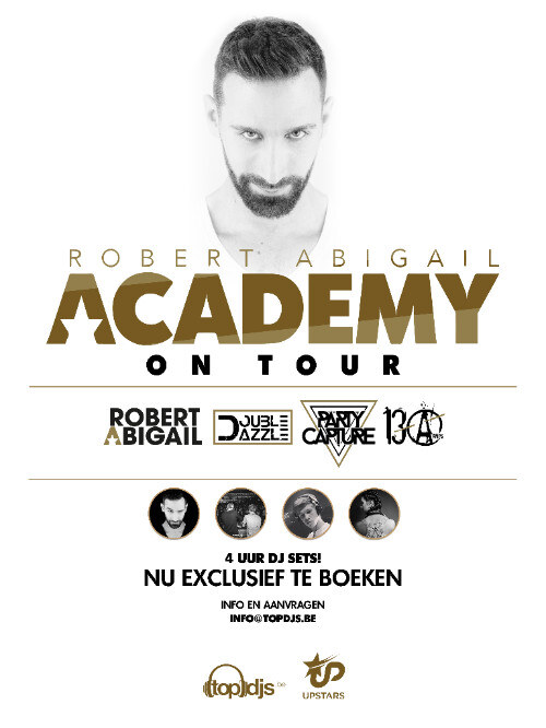 Robert Abigail on tour met zijn 'Academy'-studenten