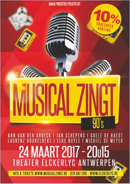 Musical Zingt brengt met een knipoog een ode aan de legendarische muziek uit de jaren '90