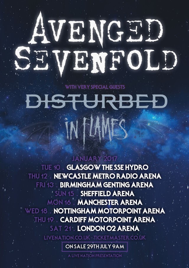 In Flames reveal new music and UK tour with Avenged Sevenfold & Disturbed