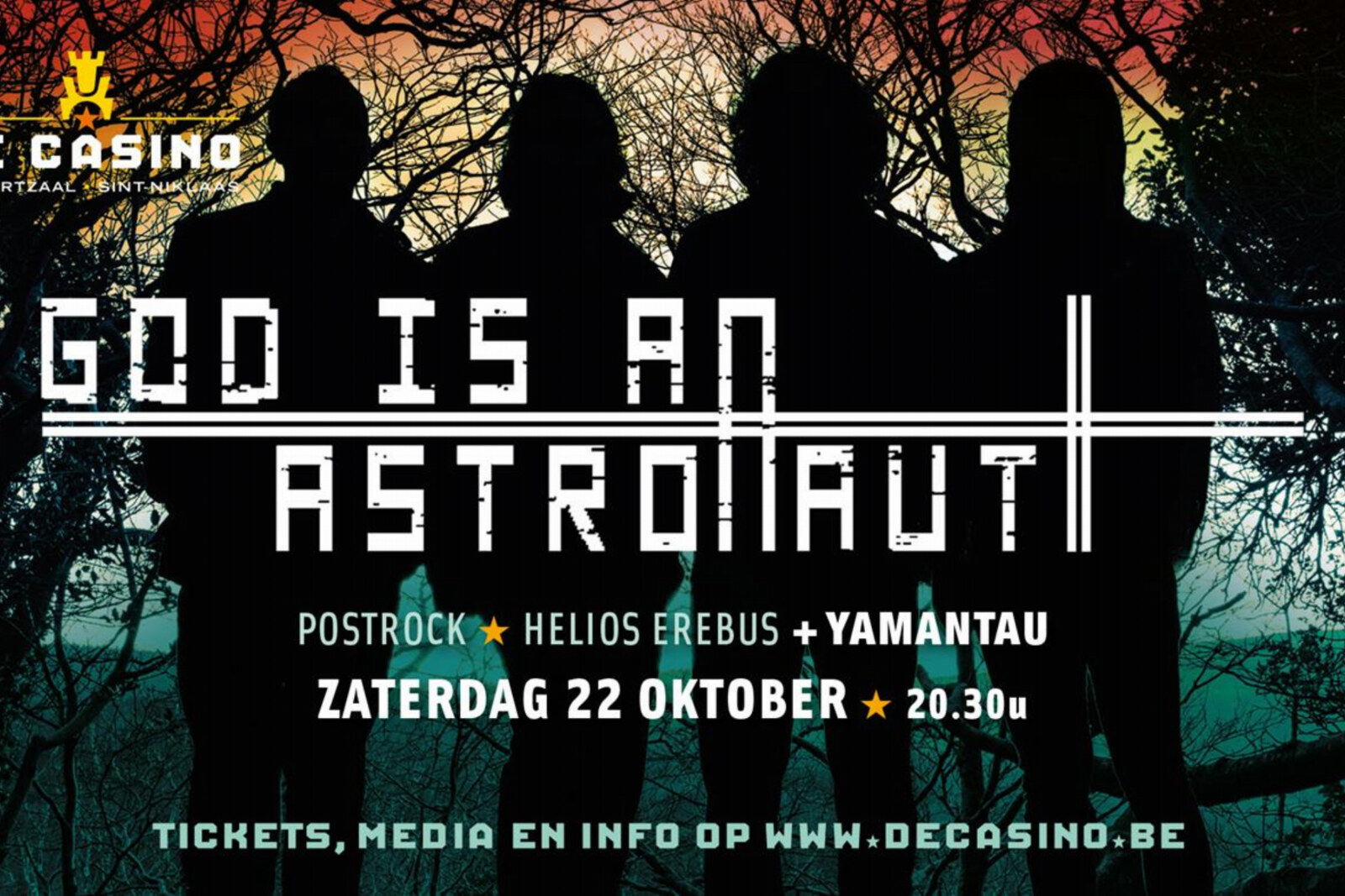 God is an Astronaut + Yamantau spelen samen in De Casino