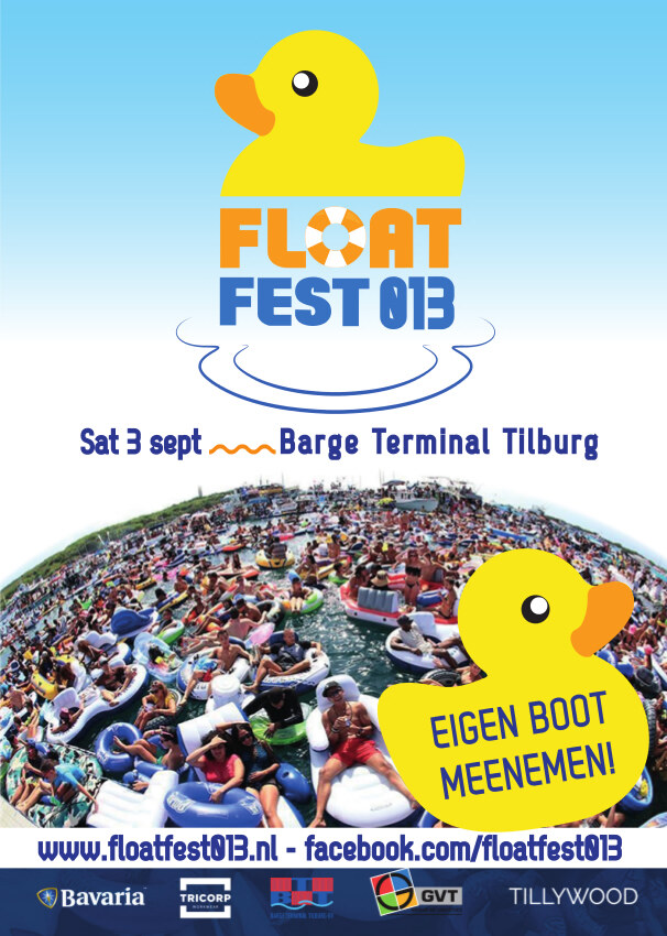 Eerste editie FloatFest013 op zaterdag 3 september