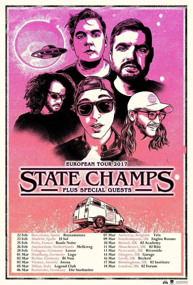 State Champs announce European Tour for early 2017