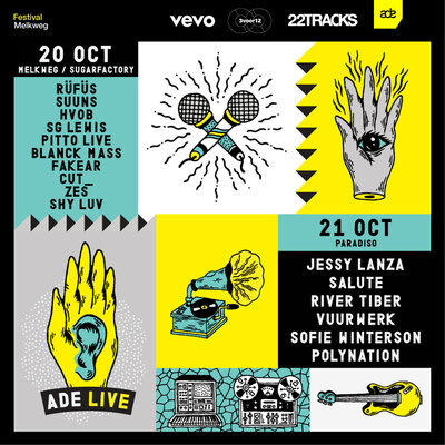 Volledige line-up ADE LIVE bekend