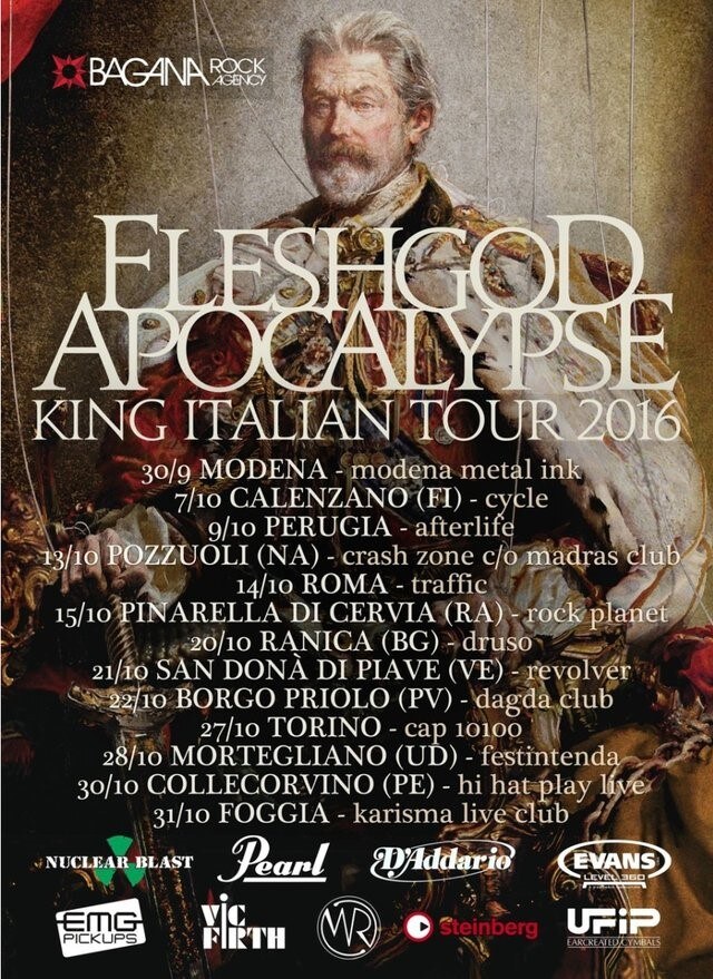 Fleshgod Apocalypse kick off Italian tour + shoot new music video in Perugia!