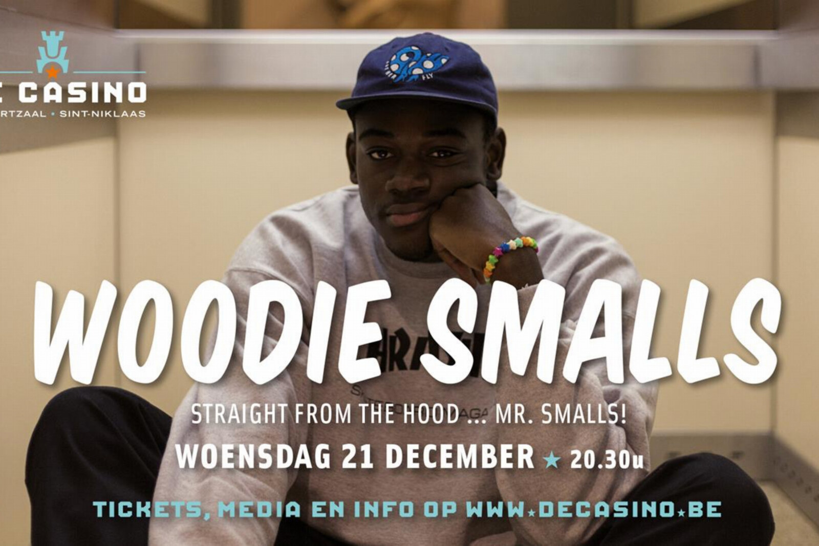 Straight from the hood... Woodie Smalls in De Casino