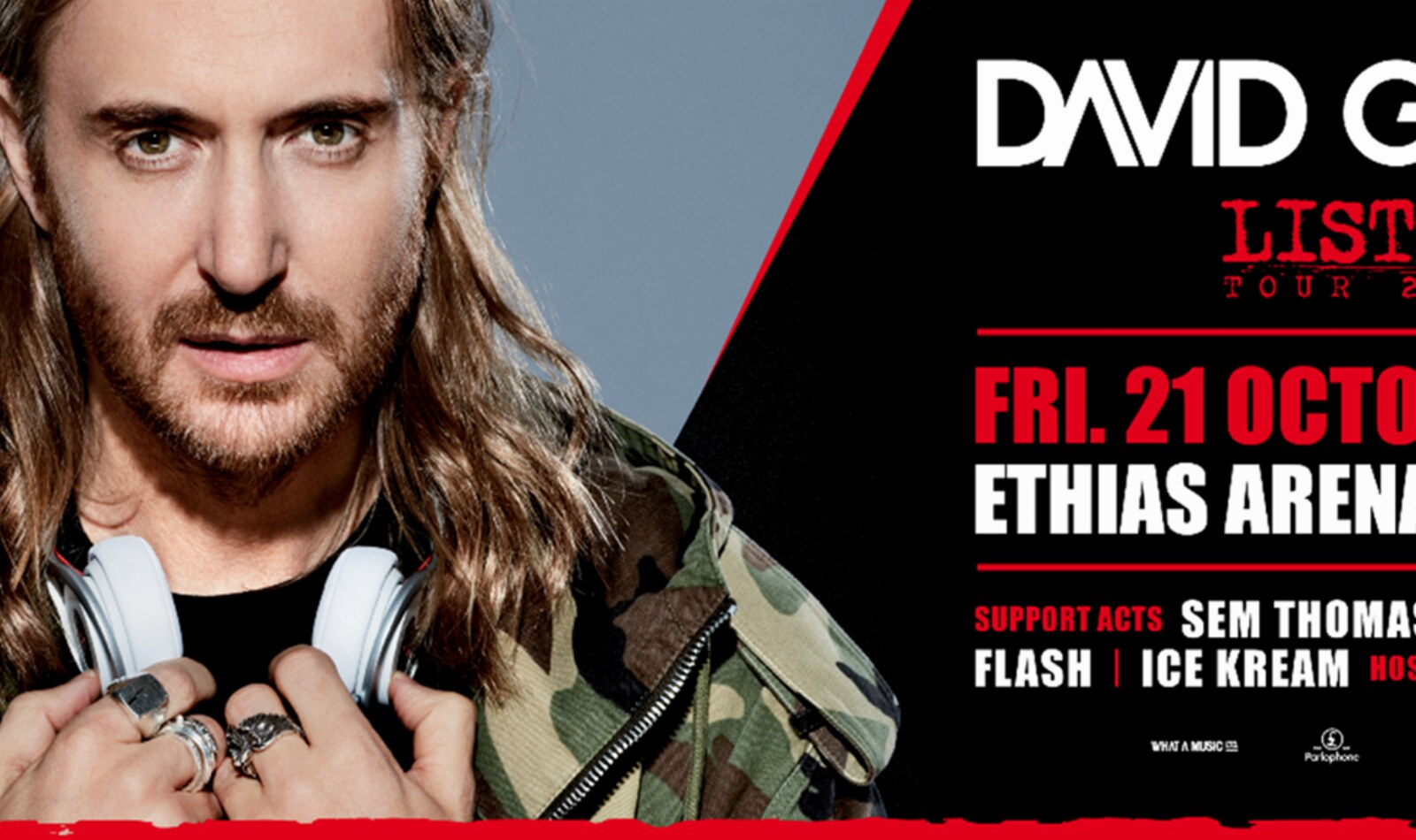 David Guetta in goed gezelschap tijdens optreden in Ethias Arena
