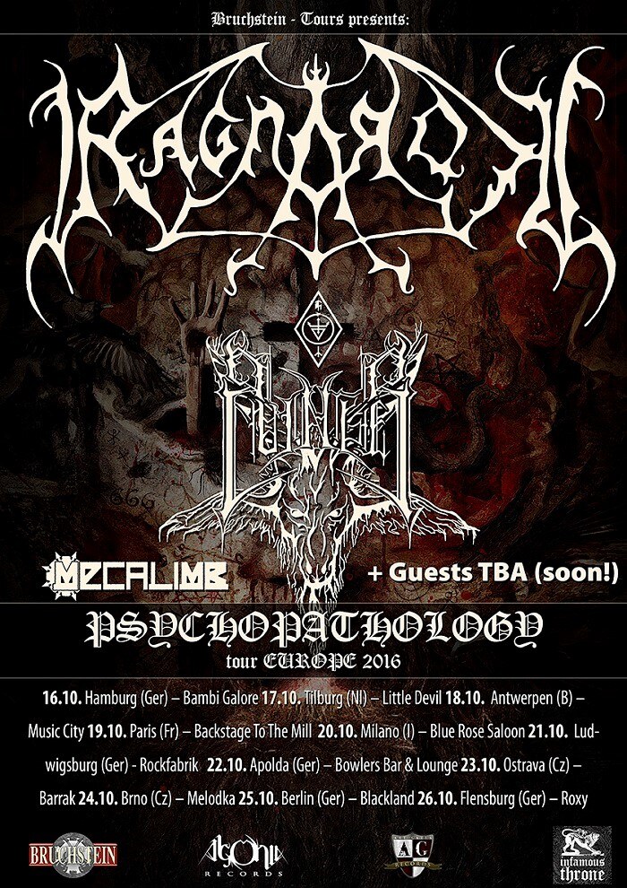 Ragnarok announce final dates for October European tour!
