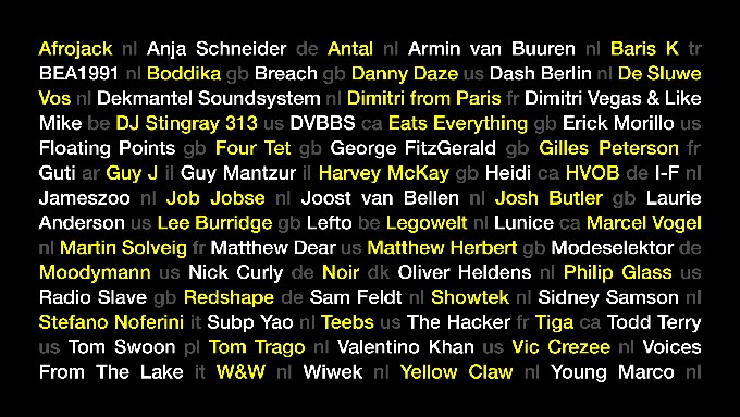 Amsterdam Dance Event announces complete program