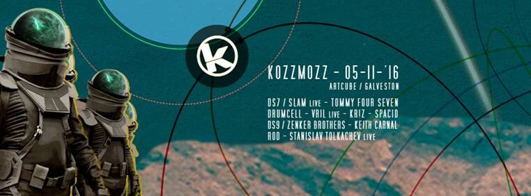 21 jaar Kozzmozz: The Void op zaterdag 5 november in twee zalen van de Artcube 