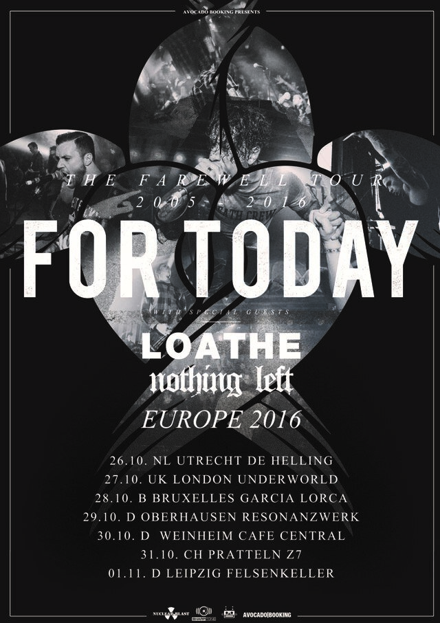 Loathe to support For Today on final European tour