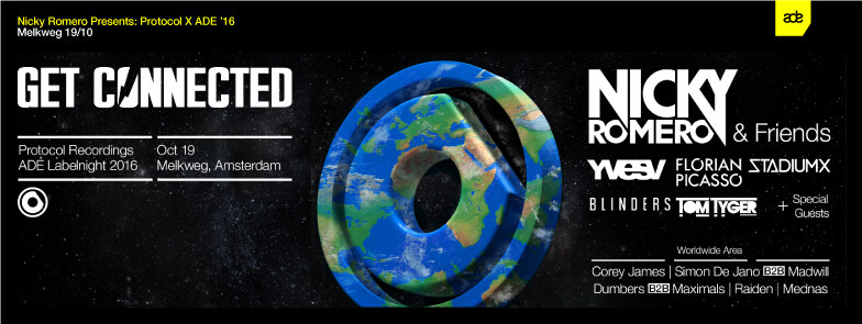 Nicky Romero and Protocol announce line-up for "Nicky Romero Presents: Protocol X ADE '16"