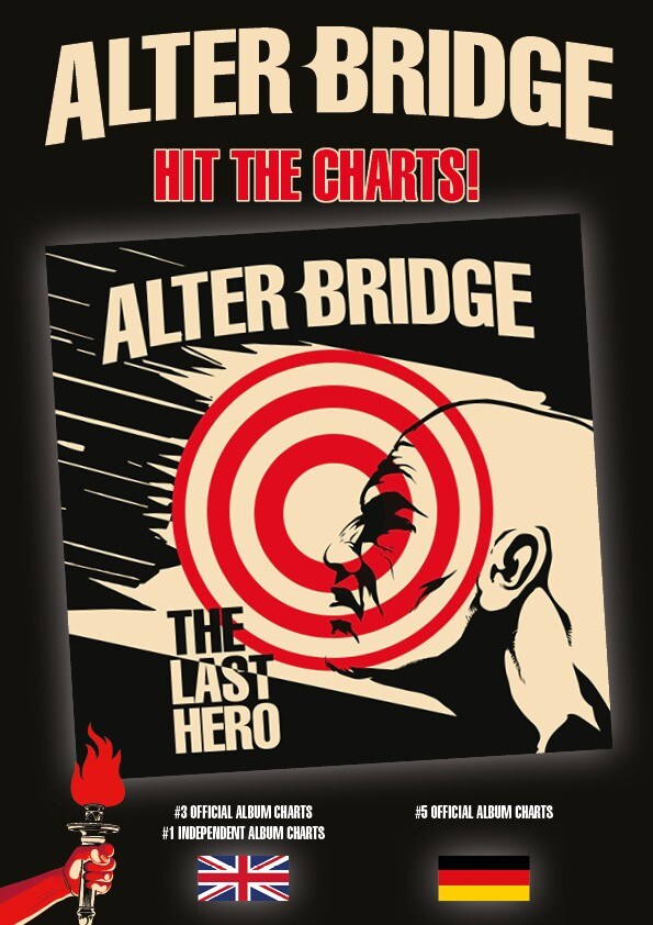 Alter Bridge Hit The Charts In The UK & Germany With  The Last Hero! 