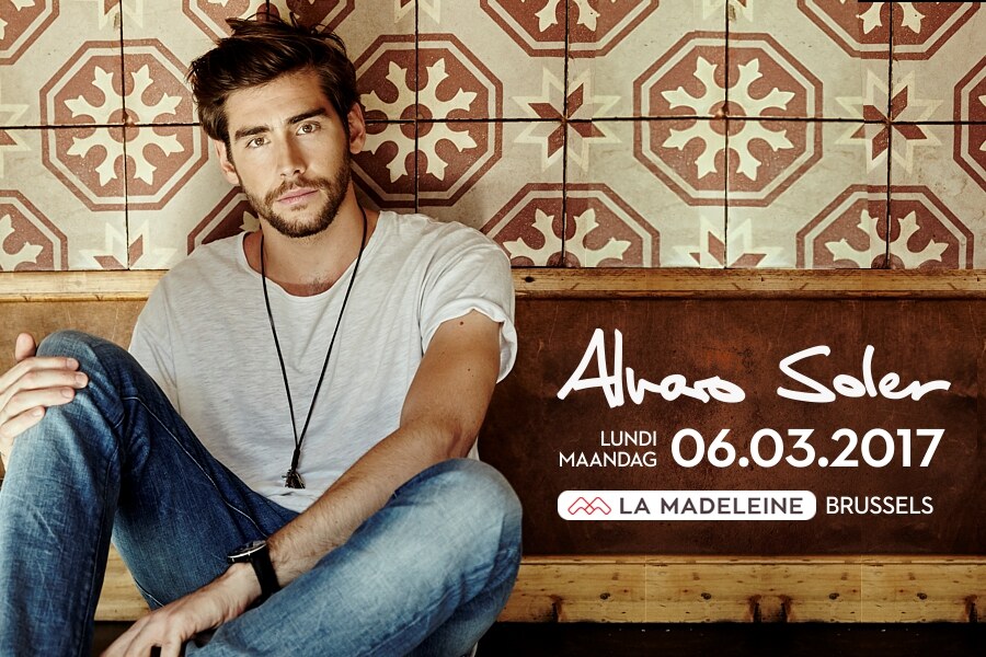 Alvaro Soler in concert op 6 maart in La Madeleine