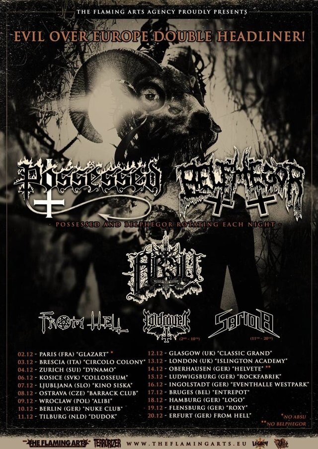 Belphegor to tour Europe in December 2016!