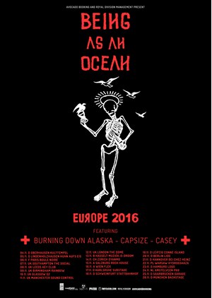 Capsize touring Europe next week