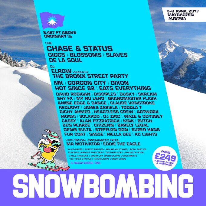 Snowbombing Unveils Huge Second Wave Of Acts For 2017